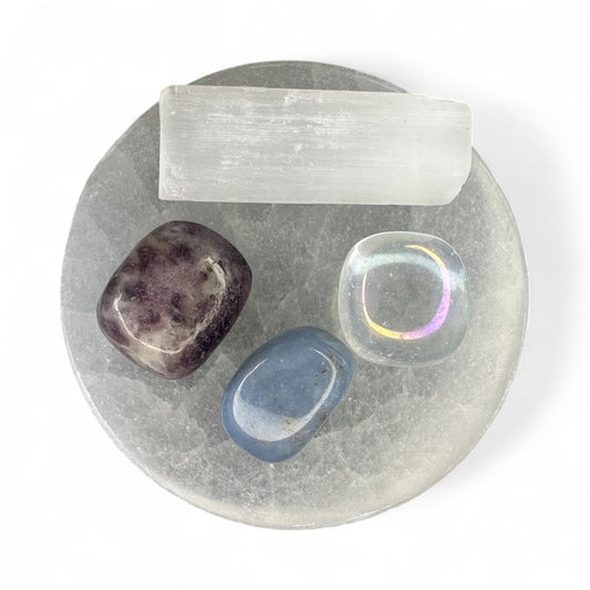 Anti-Anxiety Curated Angelic Crystal Kit