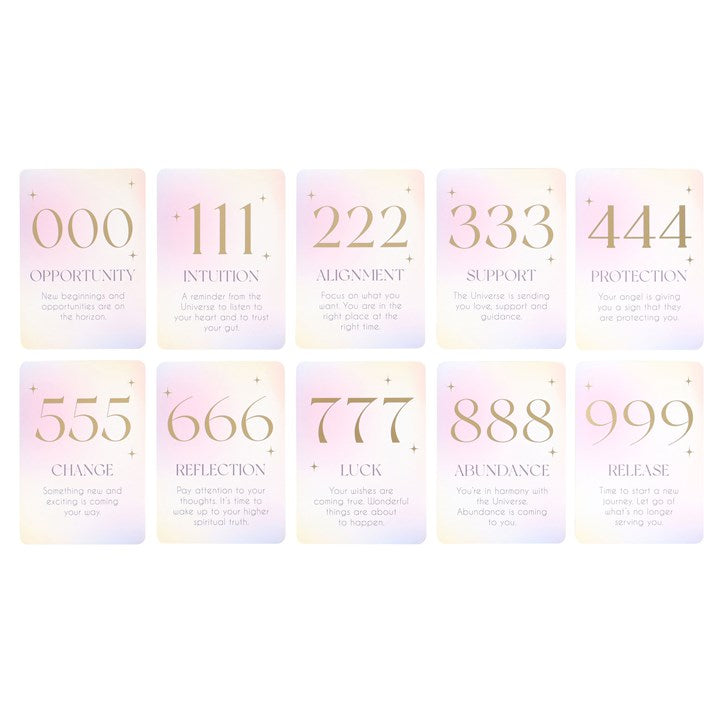 Angel Number Affirmation Cards